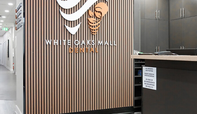 White Oaks Mall Dental reception